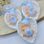 Açık Mavi Bebek Kokulu Taş Magnet