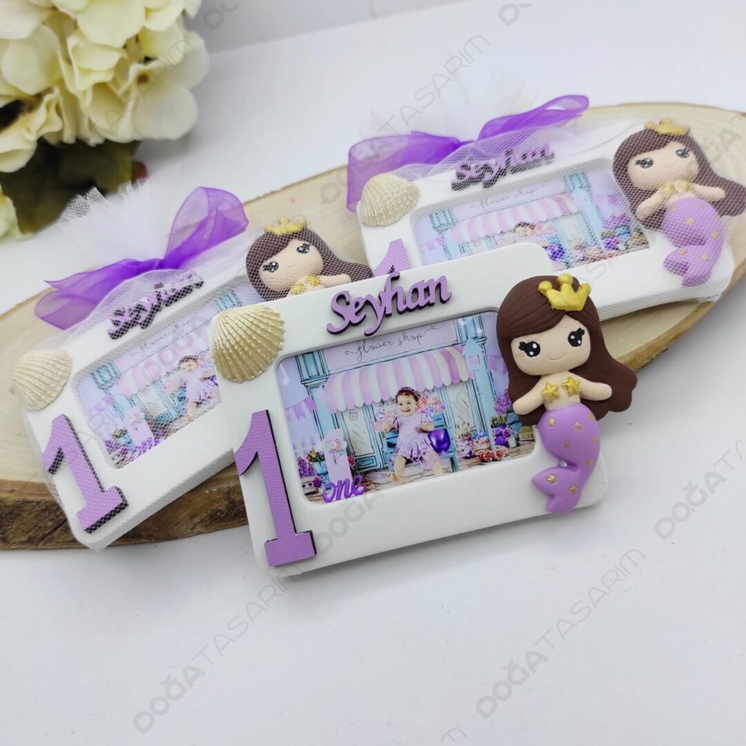 Deniz Kızı Konsepti Fotoğraf Çerçevesi Kokulu Taş Hediyelikler (2)