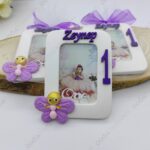 Sevimli Kelebek Fotoğraf Çerçevesi Magnet Kokulu Taş - Görsel 3