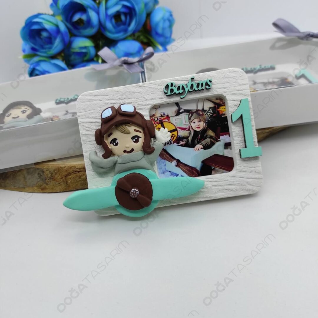 Pilot Konsept Fotoğraf Çerçevesi Kokulu Taş Hediyelikler - Görsel 2