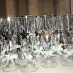 Pleksi Yıldız & Kurdele Süslemeli Şerbet Kadehi