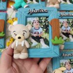 Safari Figürlü 1 Yaş Doğum Günü Partisi Magnet Hediyelikler (4)
