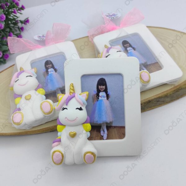 Unicorn Fotoğraf Çerçevesi Magnet Hediyelik (3)