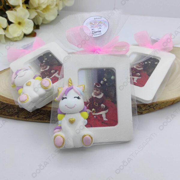 Unicorn Fotoğraf Çerçevesi Magnet Hediyelik (6)