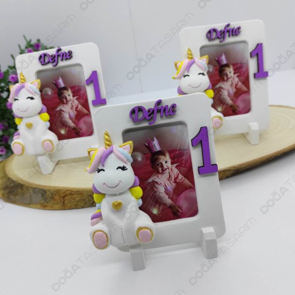 Unicorn Hediyelikler Fotoğraf Çerçevesi Magnet Kokulu Taş (4)