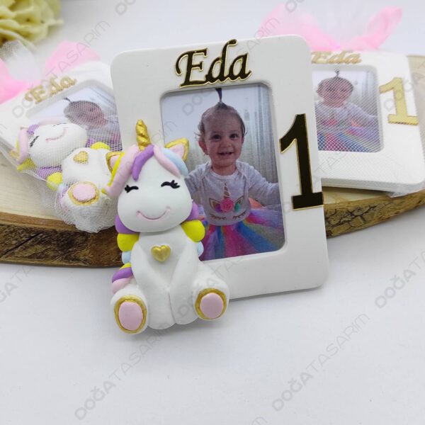 Unicorn Hediyelikler Fotoğraf Çerçevesi Magnet Kokulu Taş (6)