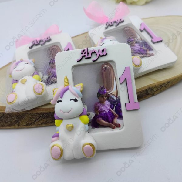 Unicorn Hediyelikler Fotoğraf Çerçevesi Magnet Kokulu Taş (8)