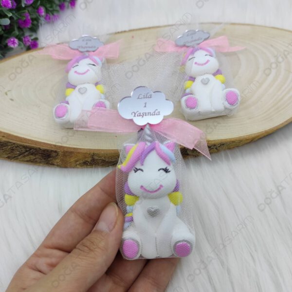 Unicorn Temalı Hediyelik Kokulu Taş Magnet (6)